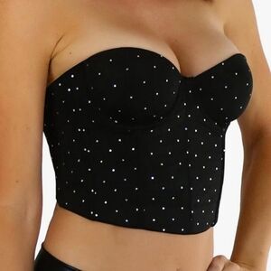 Black Strapless Corset (36C)